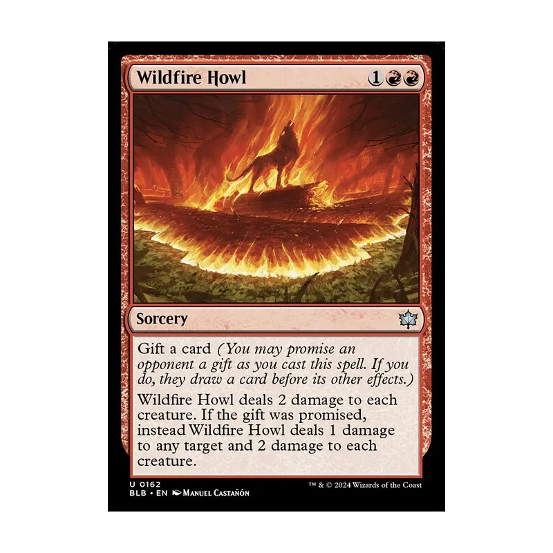 Wildfire Howl - Bloomburrow (Near Mint)