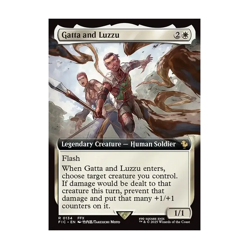 Gatta and Luzzu (Extended Art) - Final Fantasy Commander (Near Mint)