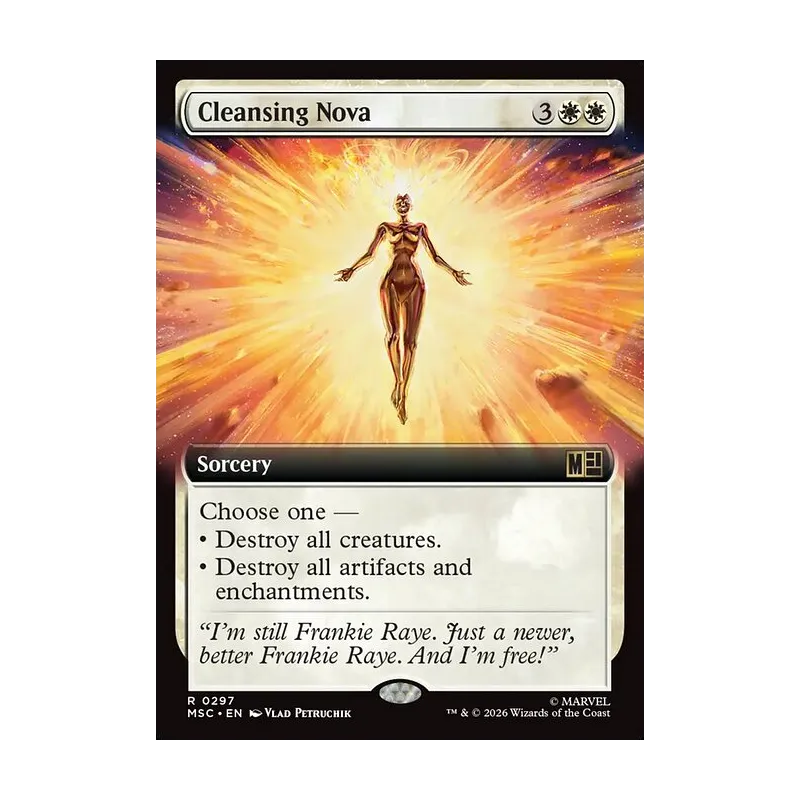 Cleansing Nova (Extended Art) - Marvel Super Heroes Commander (Near Mint)