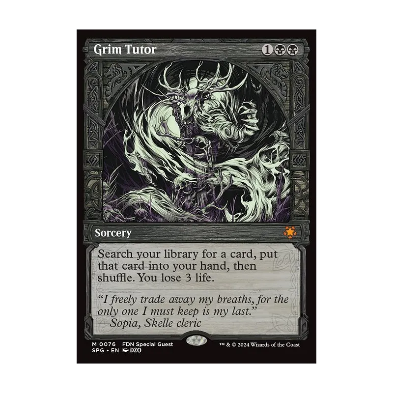 Grim Tutor (Showcase) - Special Guests (Near Mint)