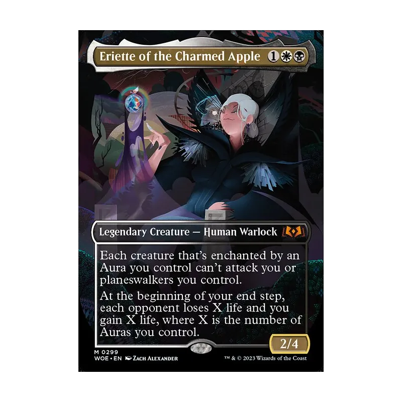 Eriette of the Charmed Apple (Borderless) - Wilds of Eldraine (Near Mint)