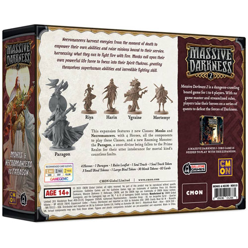 CMON Massive Darkness 2 - Pforte Infernale (Espansione) - Gioco Da Tavolo Dungeon Crawler 1-6 Giocatori, 14+ Anni