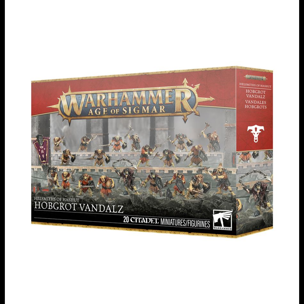 Warhammer Age of Sigmar: Helsmiths of Hashut - Hobgrot Vandalz (Preorder) Warhammer Age of Sigmar: Helsmiths of Hashut - Hobgrot Vandalz (Preorder)