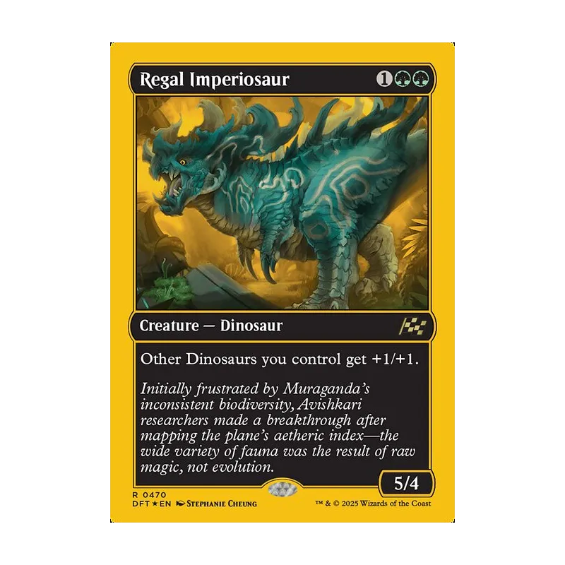 Regal Imperiosaur (First-Place Foil) - Aetherdrift (Foil Near Mint)