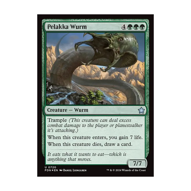 Pelakka Wurm - Foundations (Foil Near Mint)