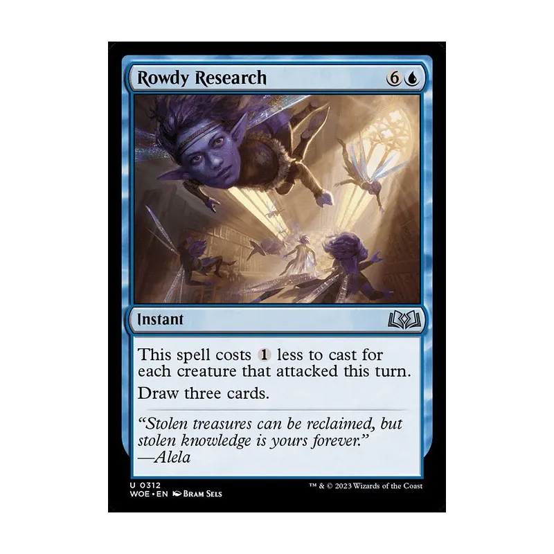Rowdy Research - Wilds of Eldraine (Near Mint)