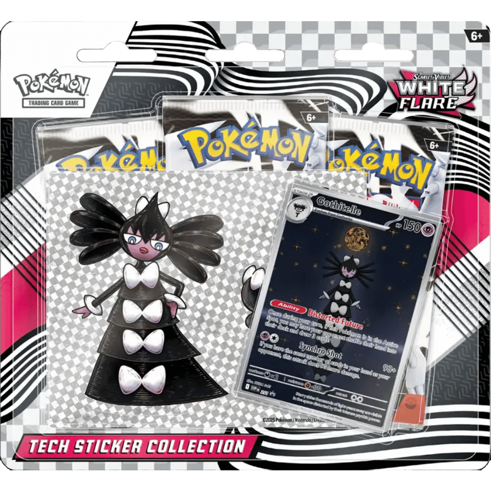 Pokemon TCG: Scarlet & Violet: White Flare - Tech Sticker Collection (New Arrival)