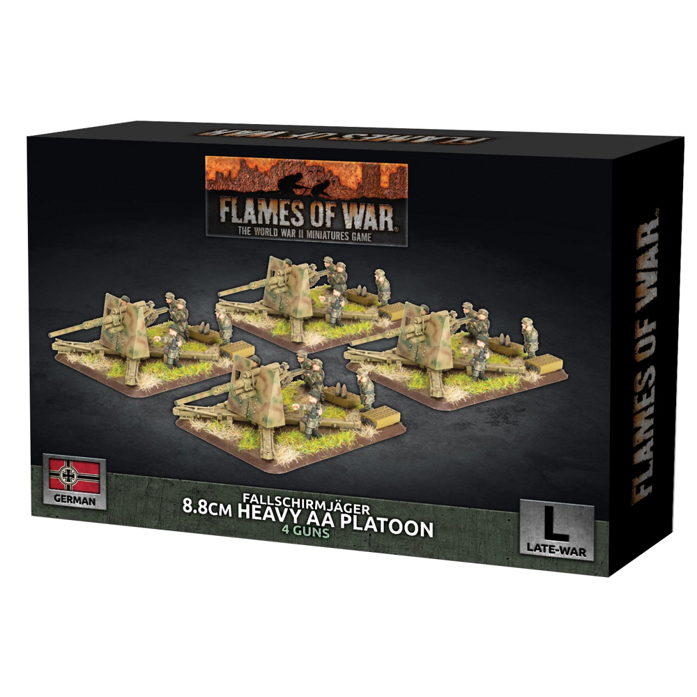 Flames of War WW2: German - Fallschirmjager 8.8cm Heavy AA Platoon