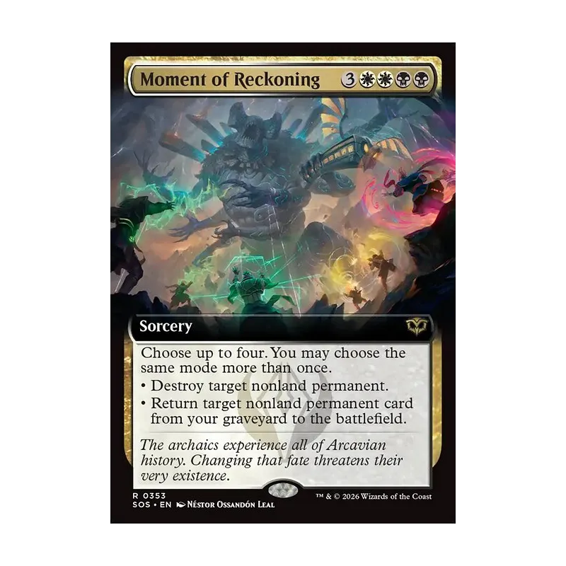 Moment of Reckoning (Extended Art) - Secrets of Strixhaven (Near Mint)