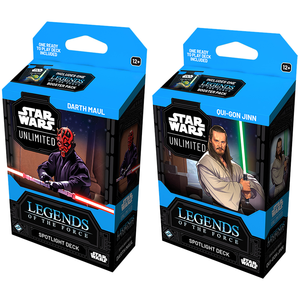 Star Wars Unlimited TCG: Legends of the Force - Spotlight Deck (Set of 2) Star Wars Unlimited TCG: Legends of the Force - Spotlight Deck (Set of 2)