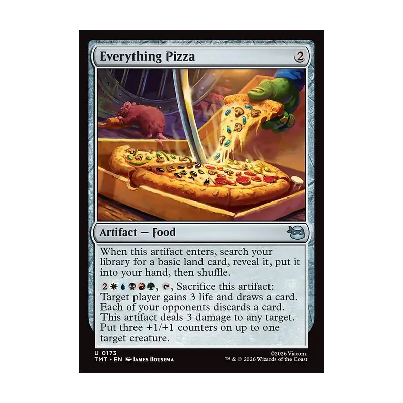 Everything Pizza - Teenage Mutant Ninja Turtles (Near Mint)