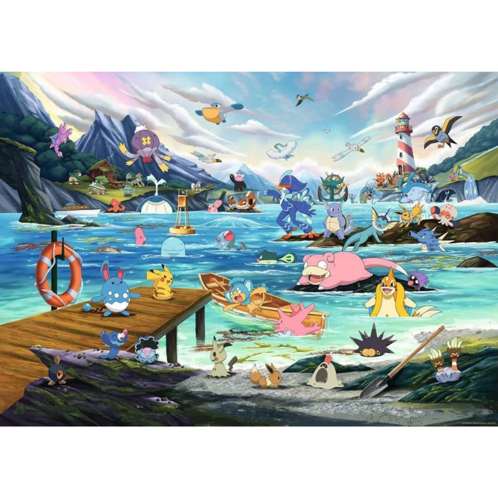 Pokemon 1000-Piece Puzzle: Breakout - Vaporeon, Marine (Preorder)