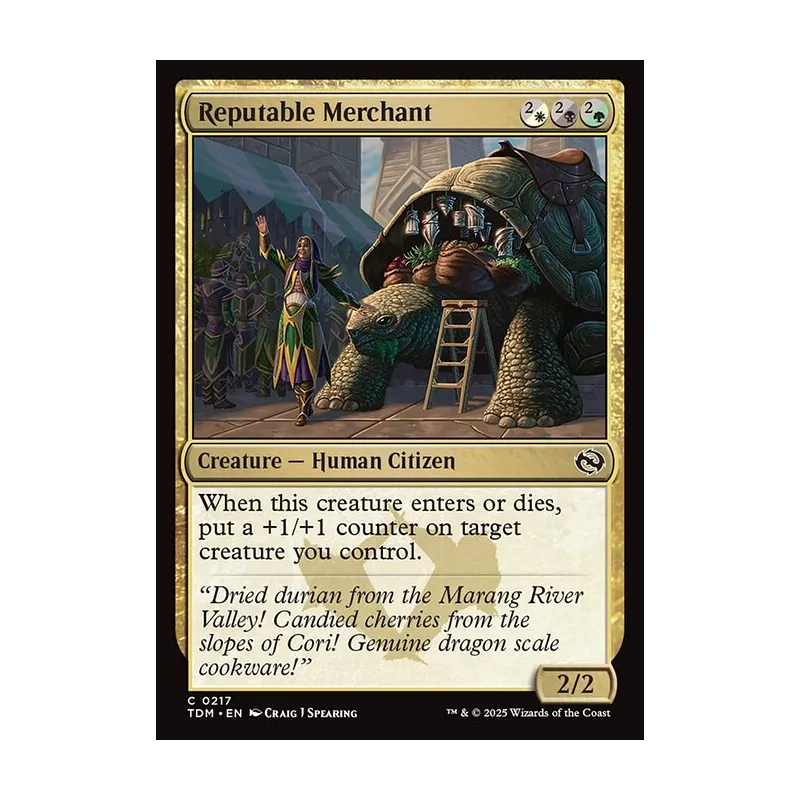Reputable Merchant - Tarkir: Dragonstorm (Near Mint)