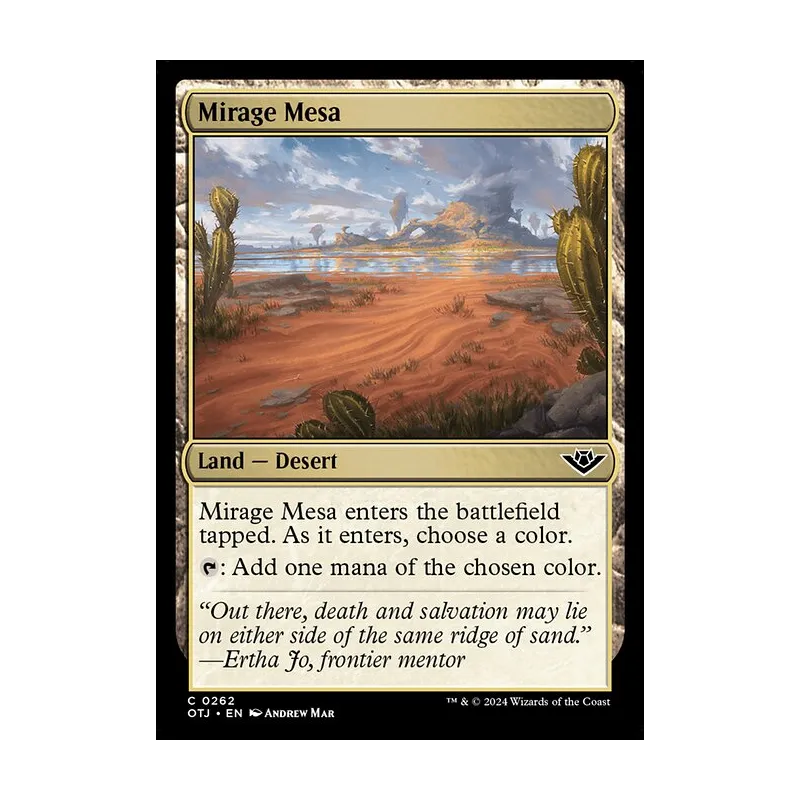 Mirage Mesa - Outlaws of Thunder Junction (Near Mint)