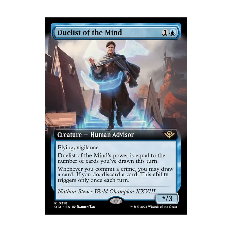 Duelist of the Mind (Extended Art) - Outlaws of Thunder Junction (Near Mint)