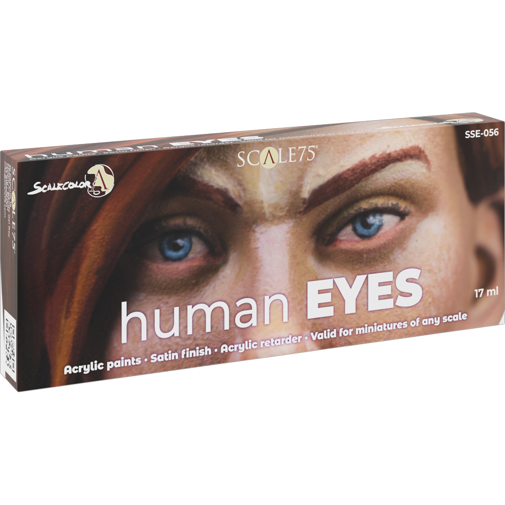 Scale Color Paint Set: Human Eyes (Last Chance) Scale Color Paint Set: Human Eyes (Last Chance)