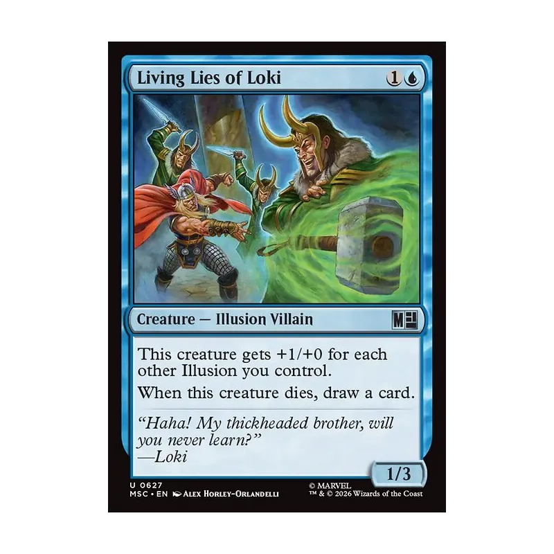 Living Lies of Loki - Marvel Super Heroes Commander (Near Mint)