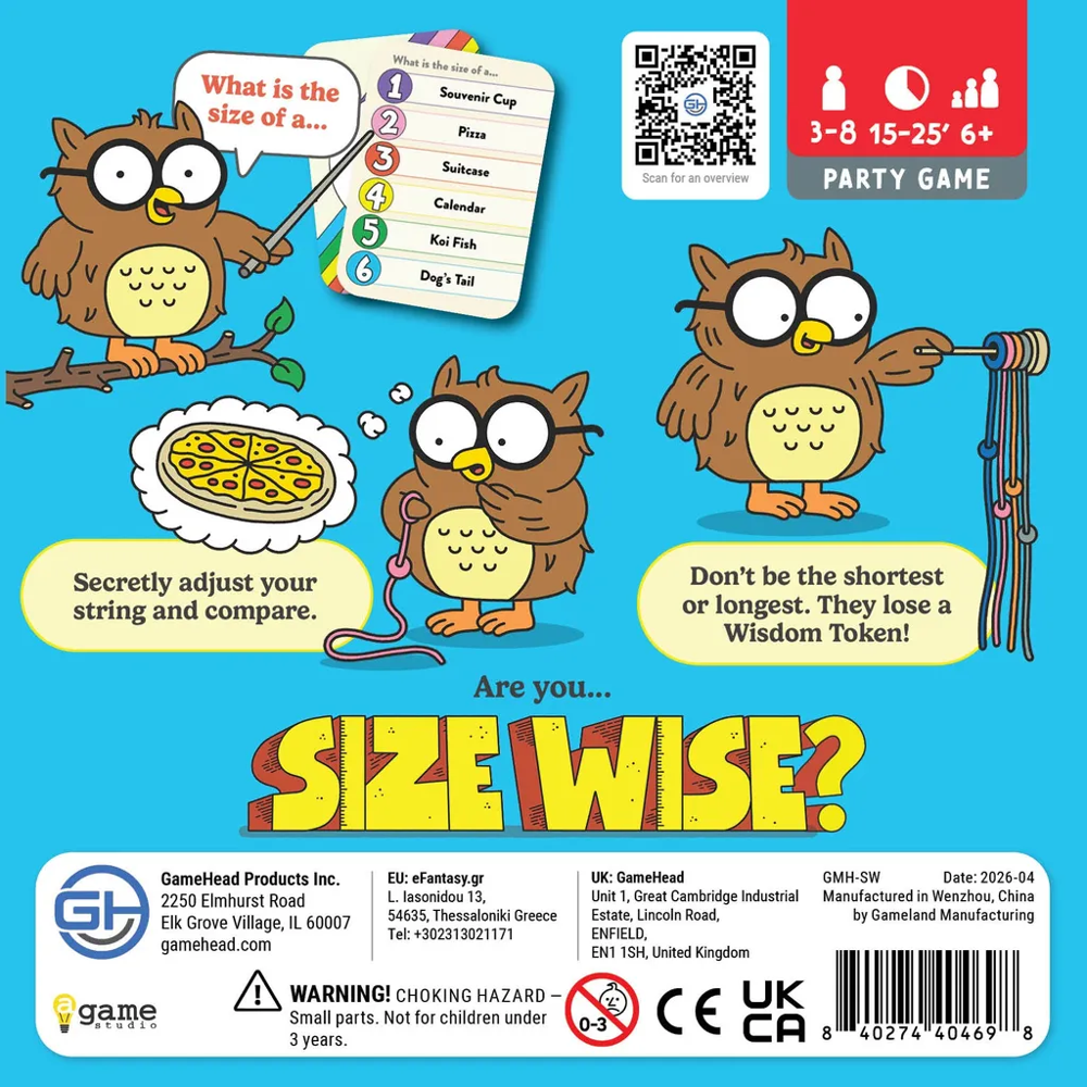 Size Wise (Preorder)