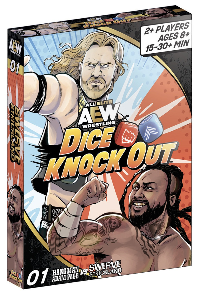 AEW Dice Knock Out: Set 01 - Hangman Adam Page Vs Swerve Strickland (Preorder)