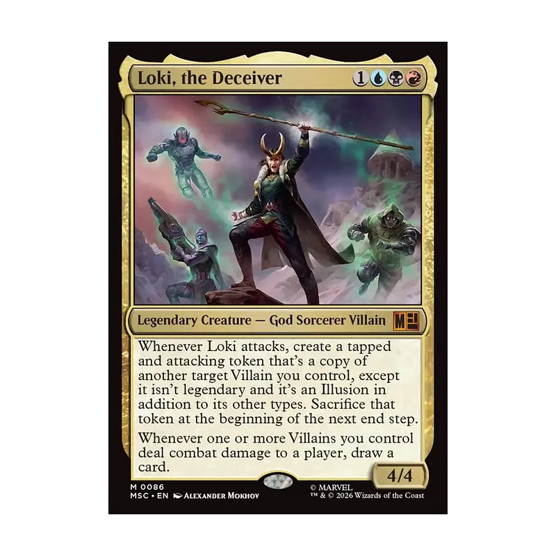 Loki, the Deceiver (Surge Foil) - Marvel Super Heroes Commander (Foil Near Mint)