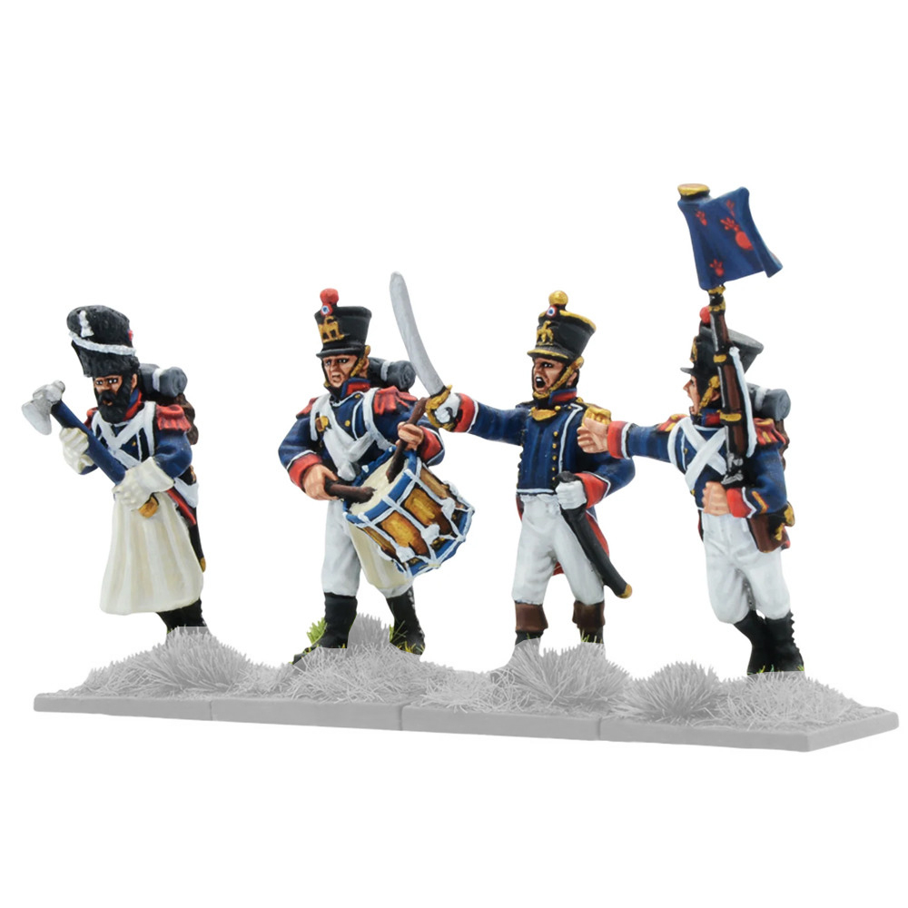 Black Powder Napoleonic Wars: French Young Guard Command Advancing
