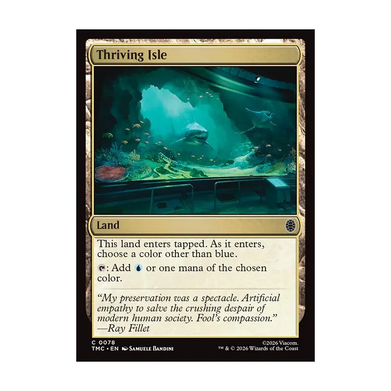 Thriving Isle (Surge Foil) - Teenage Mutant Ninja Turtles Commander (Foil Near Mint)
