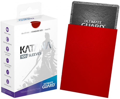 Katana Sleeves: Red (100)