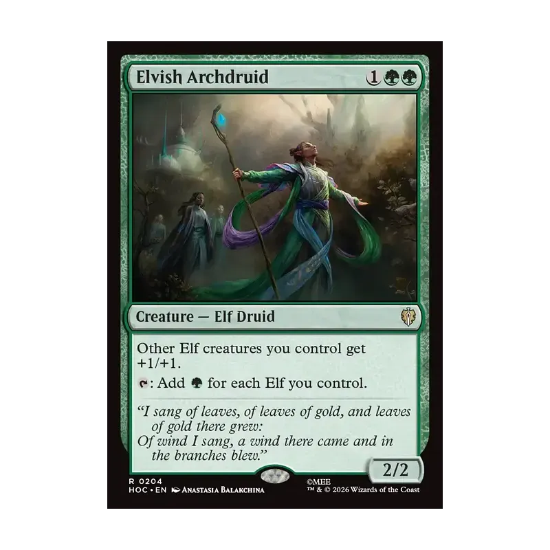 Elvish Archdruid - The Hobbit Eternal (Near Mint)
