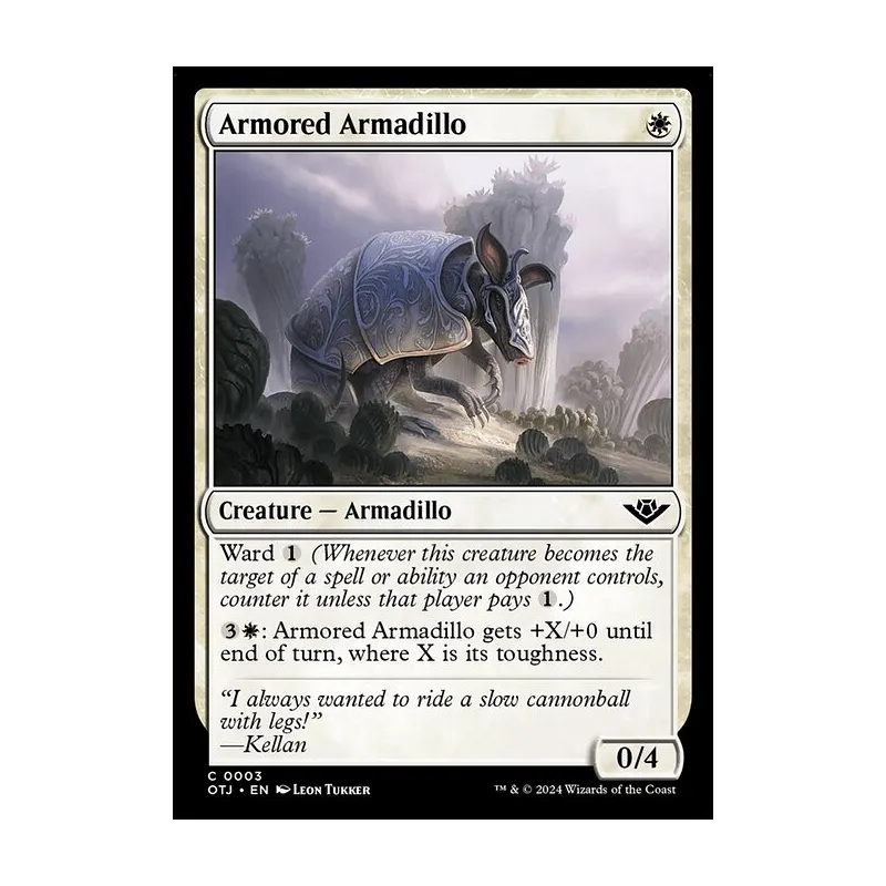 Armored Armadillo - Outlaws of Thunder Junction (Near Mint)