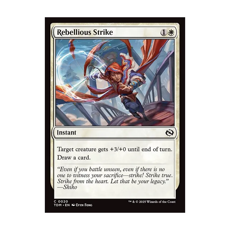 Rebellious Strike - Tarkir: Dragonstorm (Near Mint)