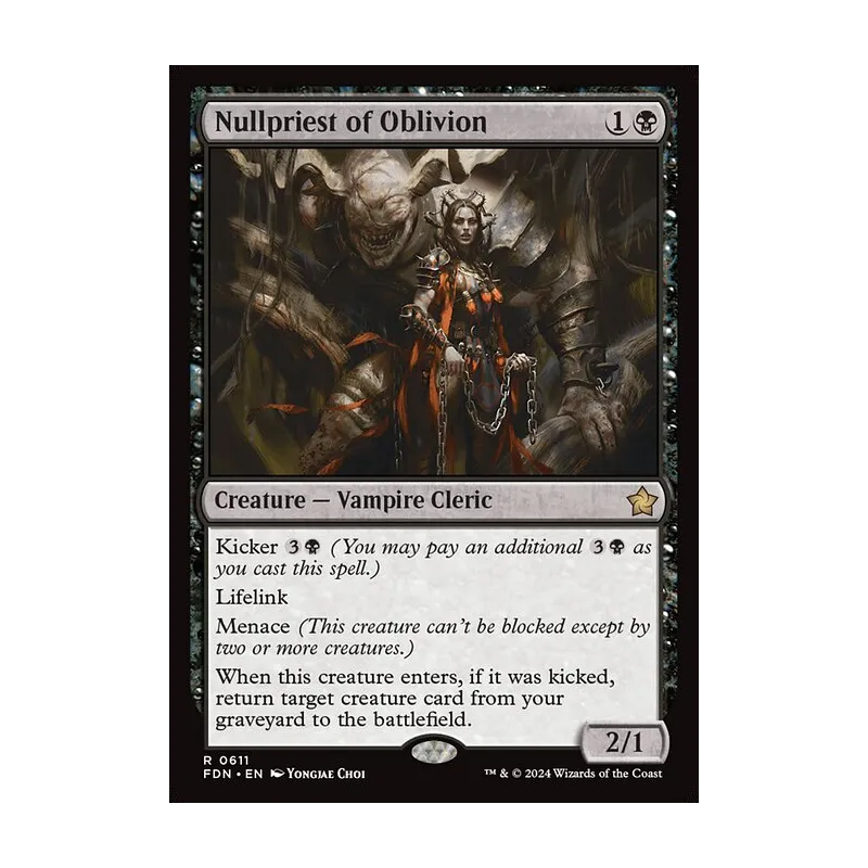Nullpriest of Oblivion - Foundations (Near Mint)