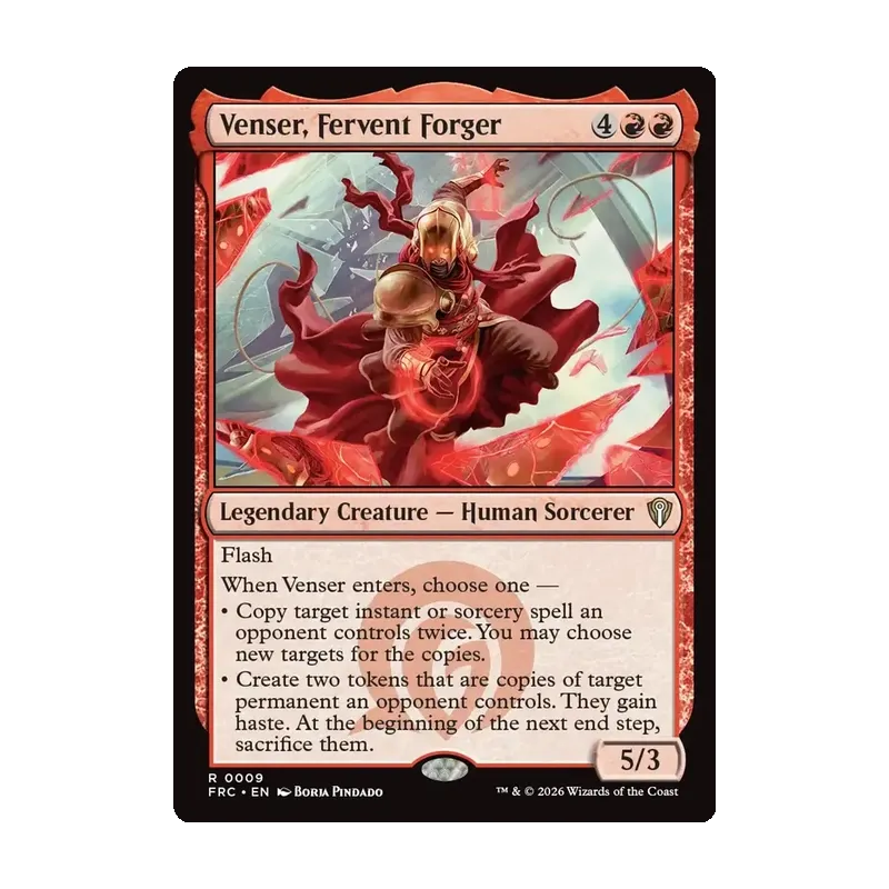 Venser, Fervent Forger - Reality Fracture Commander (Near Mint)
