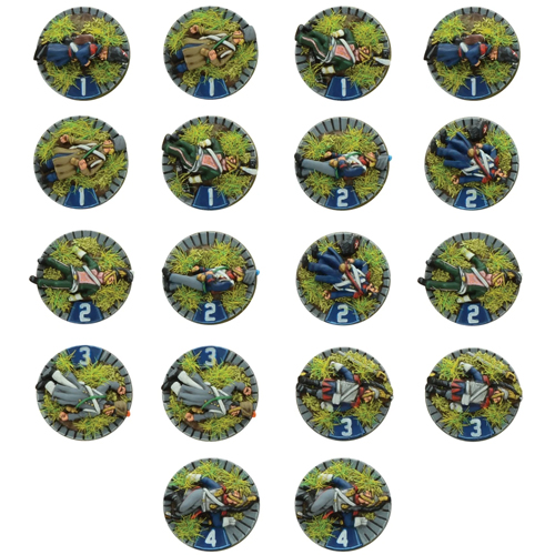 Black Powder Epic Battles: Waterloo - French Casualty Markers (Last Chance)