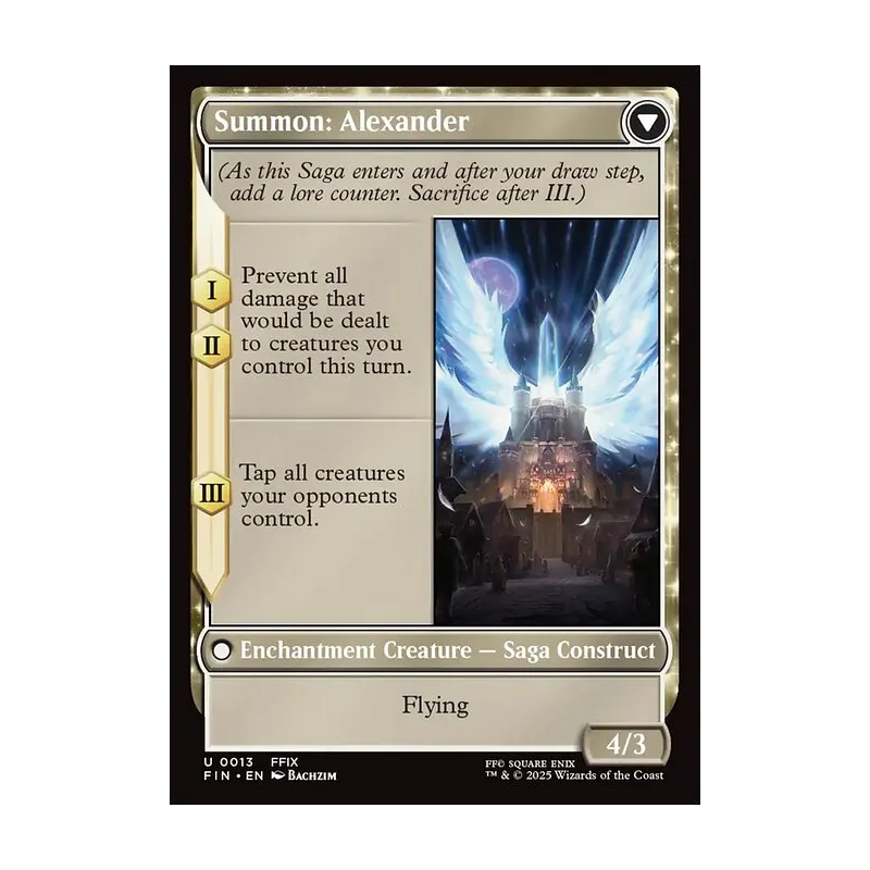 Crystal Fragments // Summon: Alexander - Final Fantasy (Near Mint)