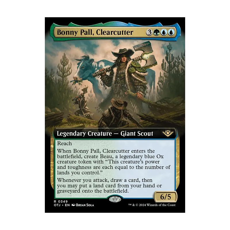Bonny Pall, Clearcutter (Extended Art) - Outlaws of Thunder Junction (Near Mint)