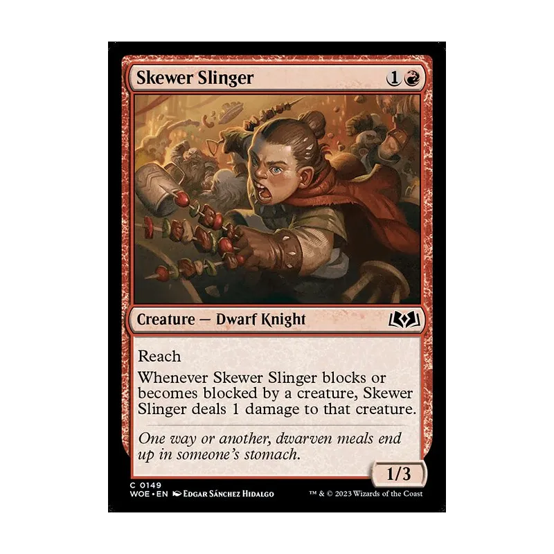 Skewer Slinger - Wilds of Eldraine (Near Mint)