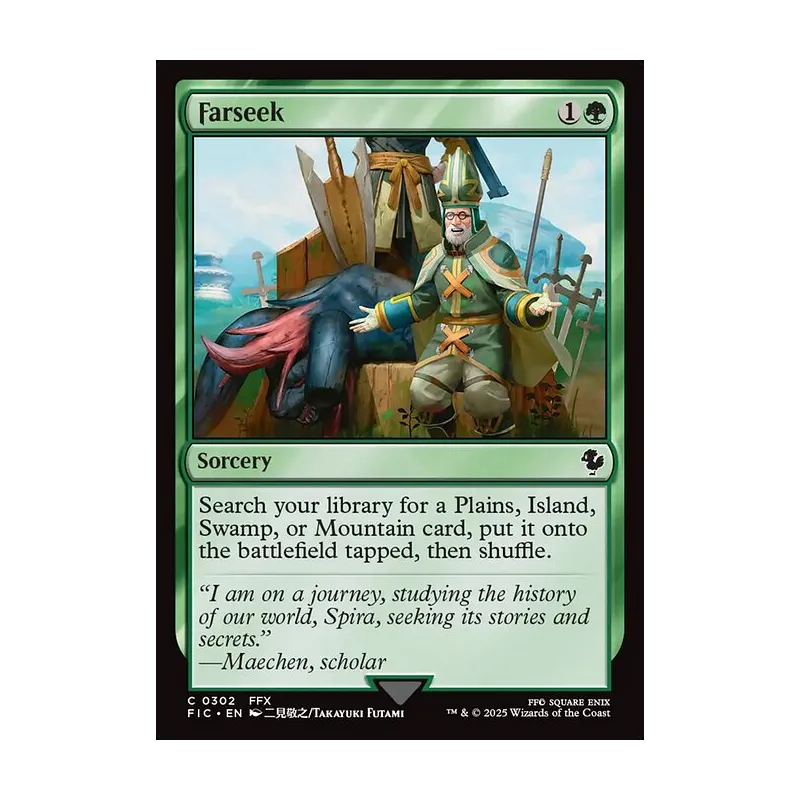 farseek final fantasy mtg Newfound Adventure then shuffle. Farseek | Final Fantasy Commander