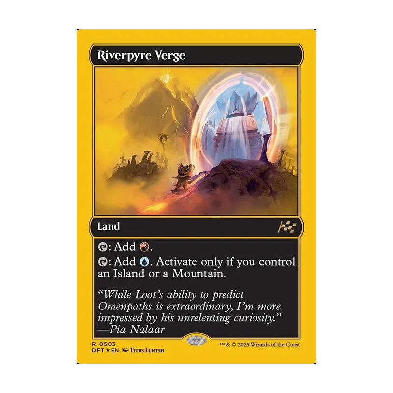 Riverpyre Verge (First-Place Foil) - Aetherdrift (Foil Near Mint)