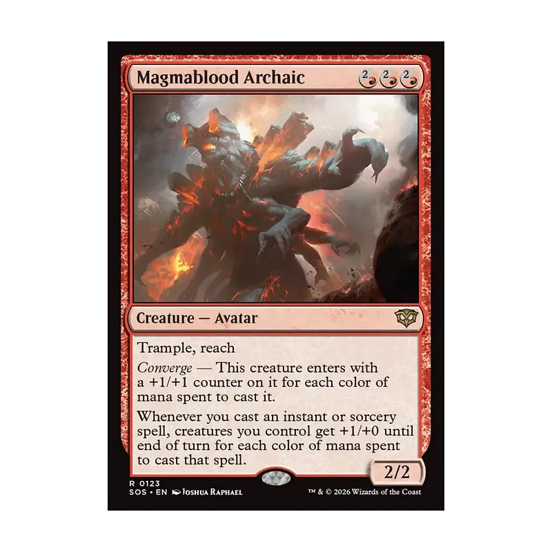Magmablood Archaic - Secrets of Strixhaven (Near Mint)