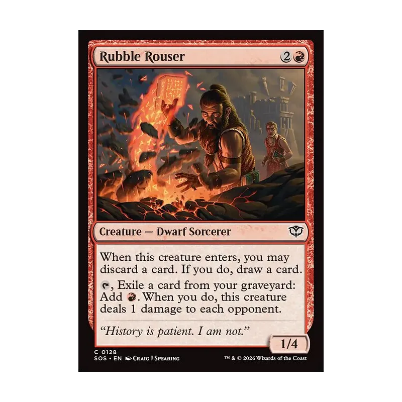 Rubble Rouser - Secrets of Strixhaven (Near Mint)