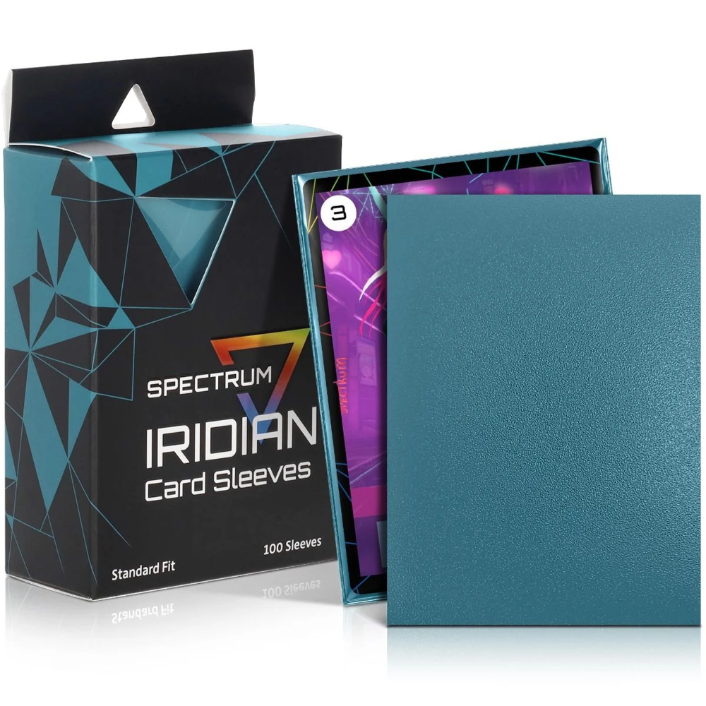 Spectrum: Iridian Matte Sleeves - Petrol (100) (Preorder)