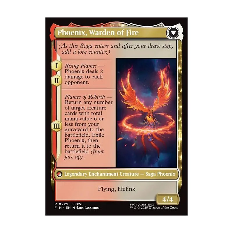 Joshua, Phoenix's Dominant // Phoenix, Warden of Fire - Final Fantasy (Near Mint)