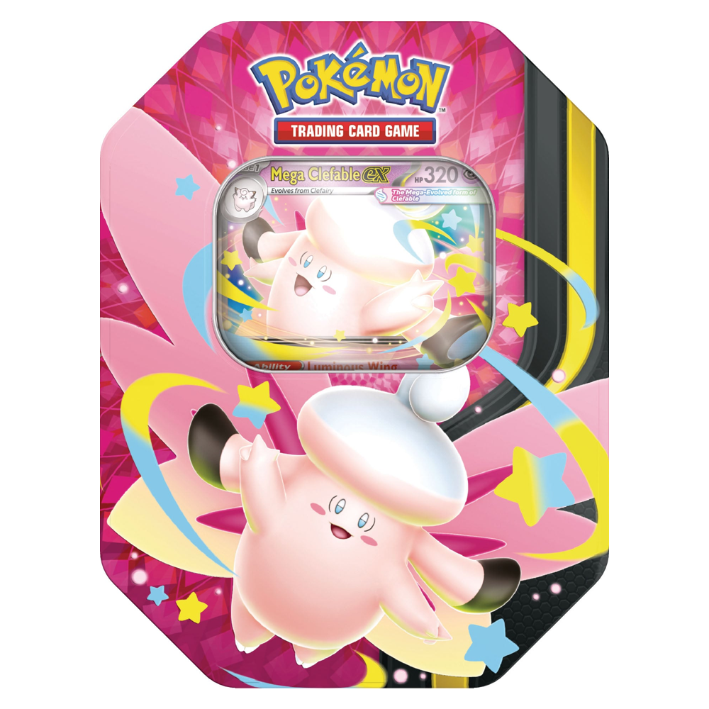 Pokemon TCG: Mega Moonlit Tin - Clefable ex (Preorder)