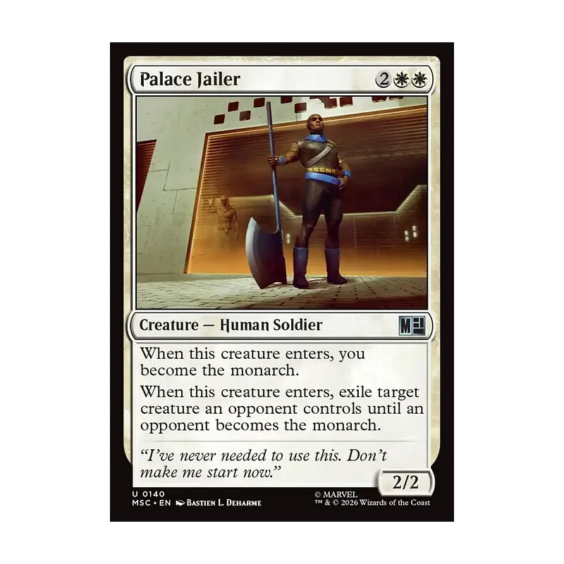 Palace Jailer (Surge Foil) - Marvel Super Heroes Commander (Foil Near Mint)