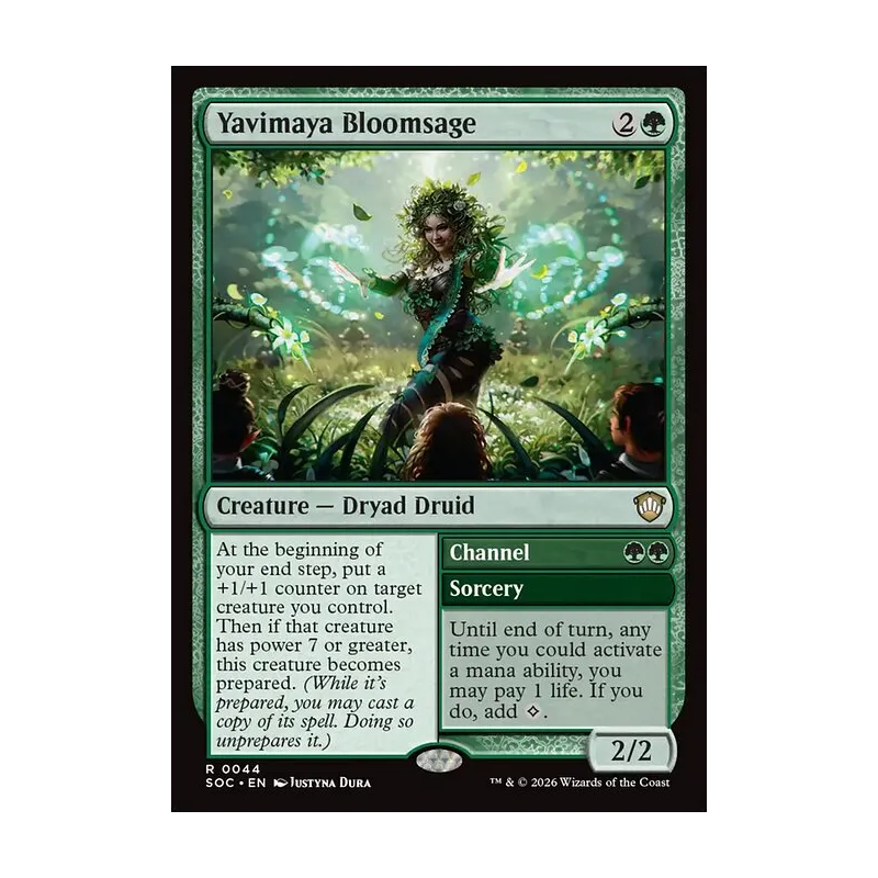 Yavimaya Bloomsage // Channel - Secrets of Strixhaven Commander (Near Mint)