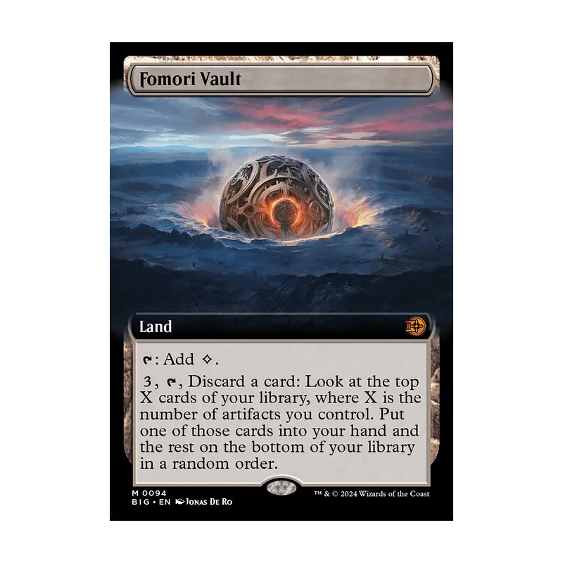 Fomori Vault (Extended Art) - The Big Score (Near Mint)