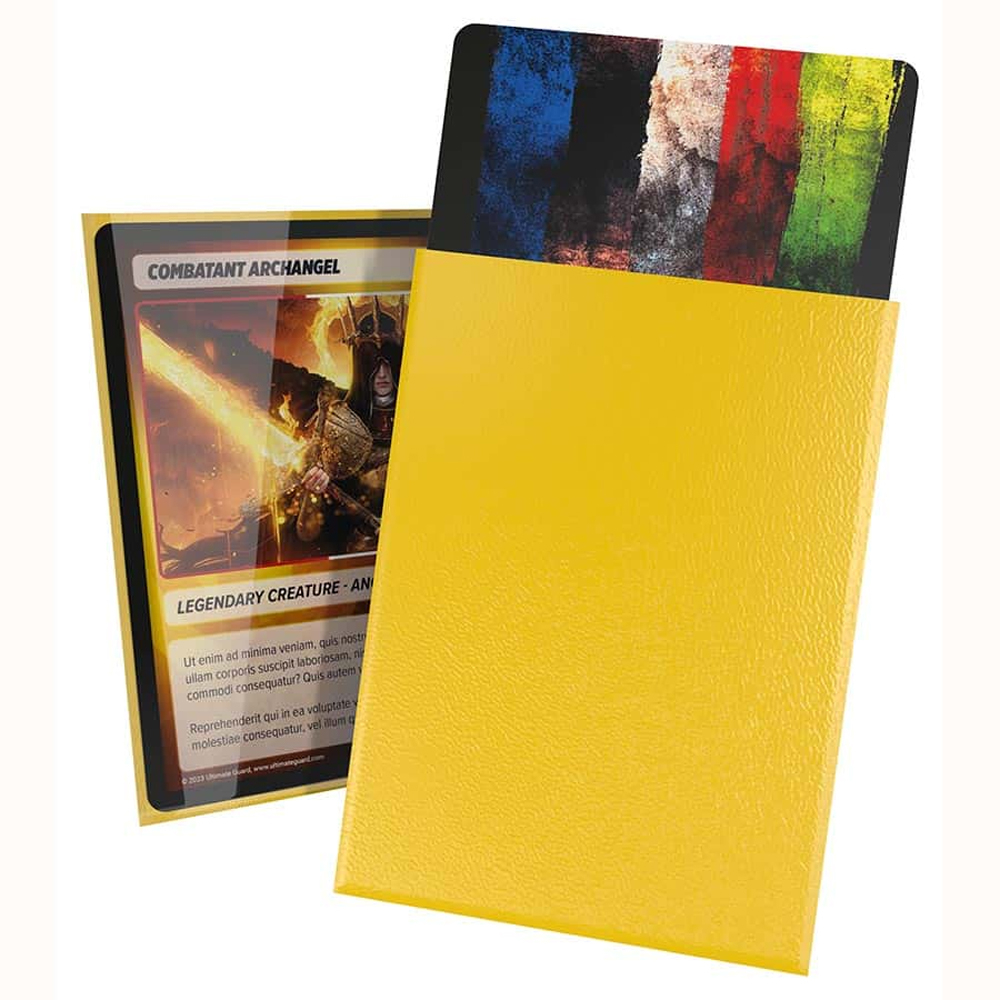 Cortex Standard Size Sleeves: Glossy Yellow (100)