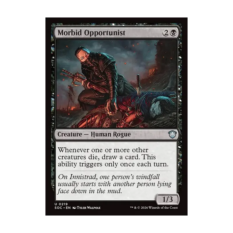 Morbid Opportunist - Secrets of Strixhaven Commander (Near Mint)