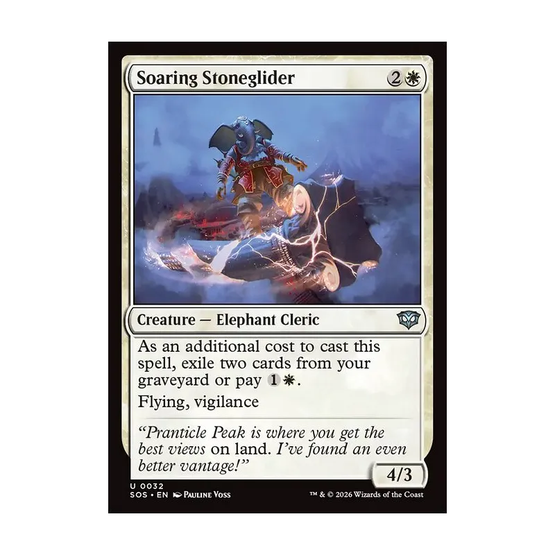 Soaring Stoneglider - Secrets of Strixhaven (Near Mint)