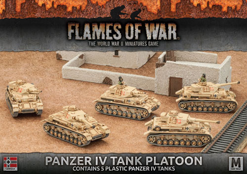 Flames of War: WW2 - Panzer IV Tank Platoon